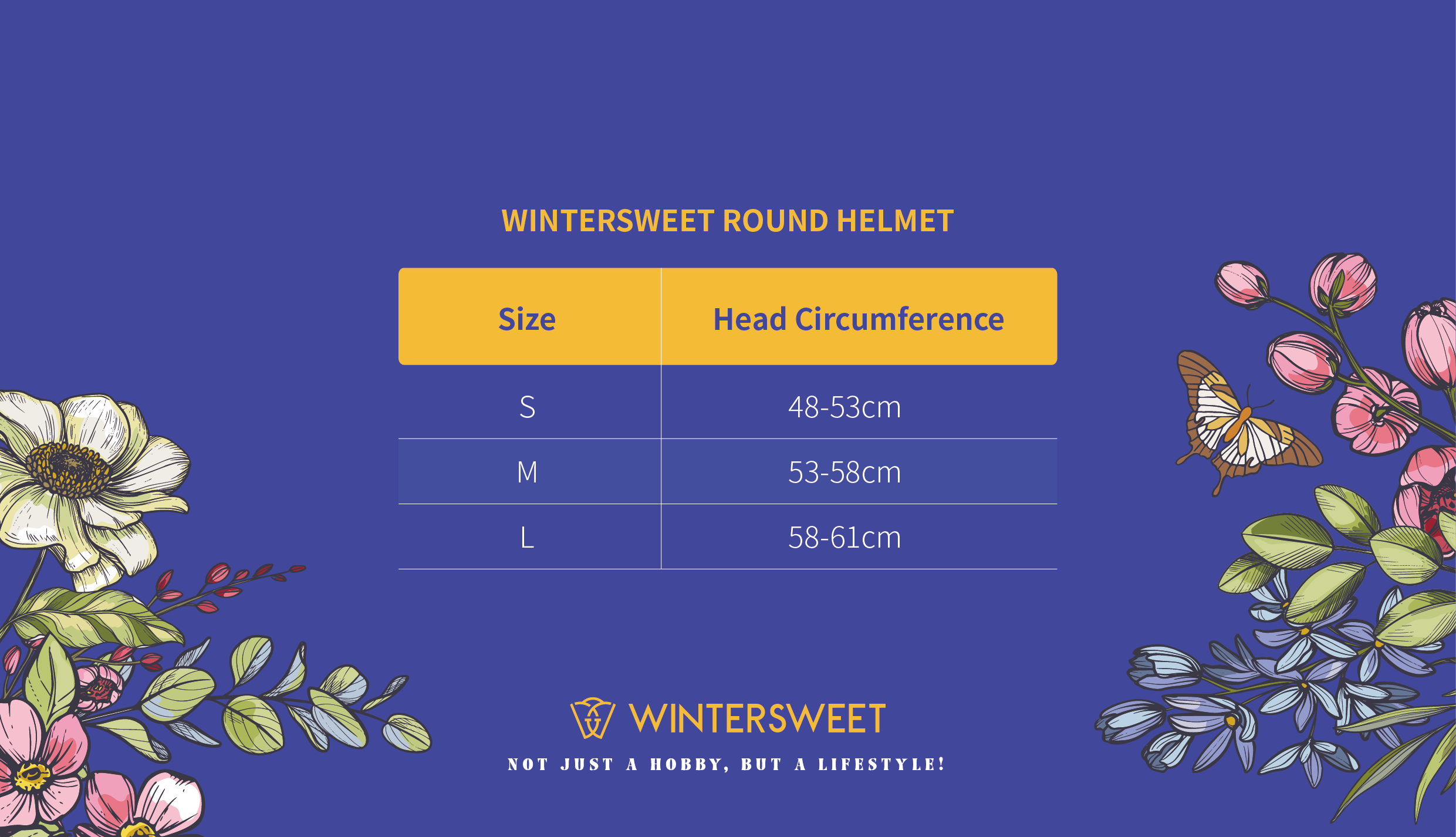 Wintersweet Round Helmet